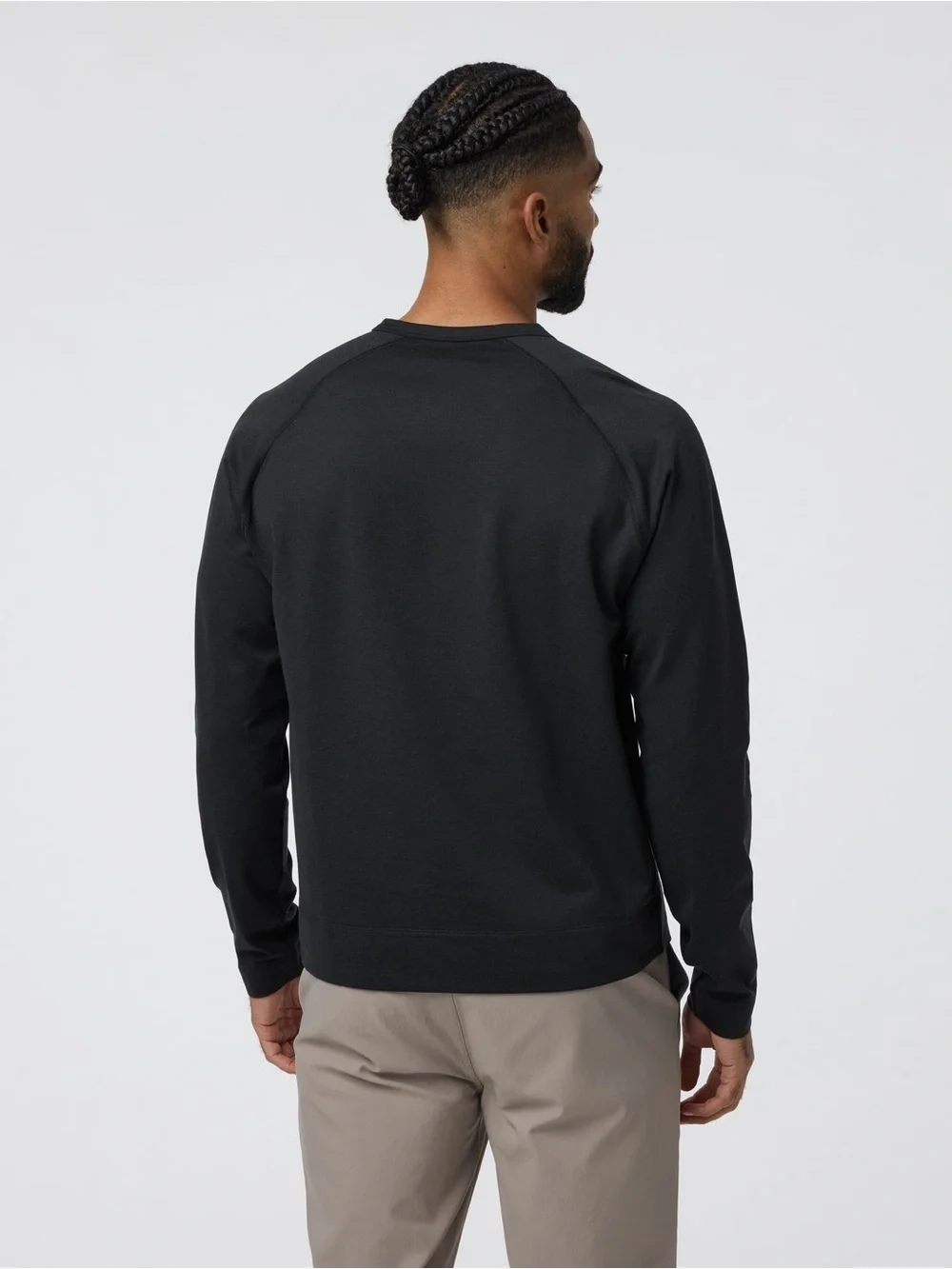 VUORI Men's Coronado Crewneck Sweatshirt - Black Medium - Picture 4 of 14